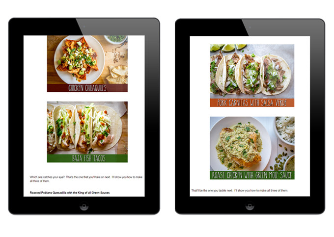 mexican craving screenshots dishes side by side