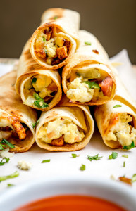 Baked Breakfast Taquitos mexicanplease.com