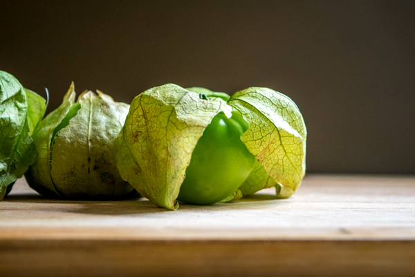 green tomatillos beauty shot