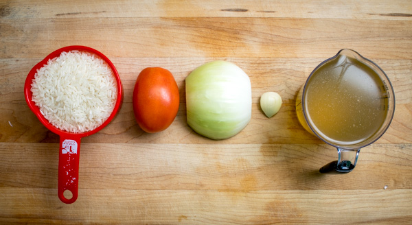 Arroz Rojo Mexican Rice Ingredients