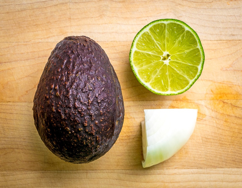 guacamole for barbacoa beef burritos