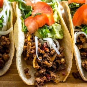 Classic Ground Beef Hardshell Tacos mexicanplease.com