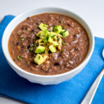This Mexican Black Bean Soup has incredible flavor despite letting the beans do most of the work. So good! mexicanplease.com