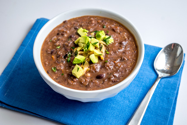 MEXICAN BLACK BEAN SOUP