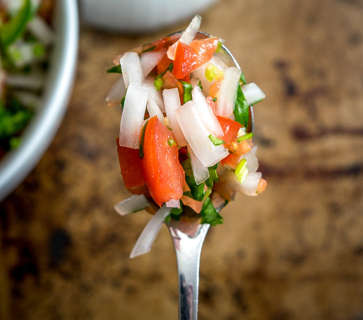 Five ingredients is all it takes to make a classic, authentic Pico de Gallo. This recipe keeps the tomatoes in check by using plenty of onion and seasoning. So good! mexicanplease.com