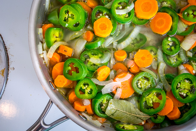 Sometimes the zip from a pickled jalapeno will create the perfectly balanced taco bite. Making a batch of these Taqueria Style Pickled Jalapeno and Carrots is super easy and lets you control how much spice you want in your life. Buen Provecho. mexicanplease.com