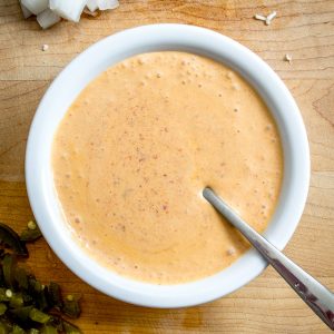 Chipotle Crema for Black Bean and Rice Patties