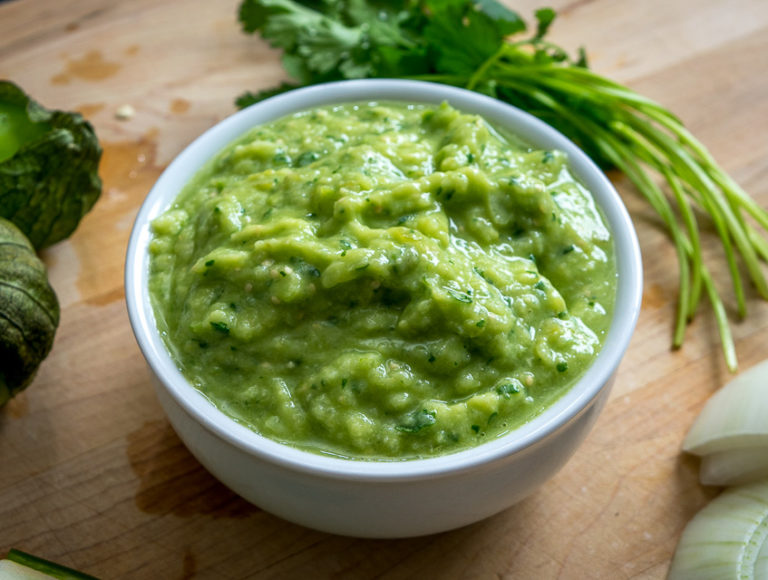 Avocado Salsa Verde Mexican Please
