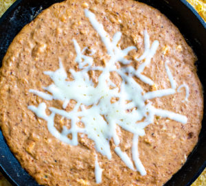 Sure, this Cheesy Bean Dip works great for office parties and family get-togethers, but it tastes better when you make it for yourself :) Chipotles in adobo give the pinto bean puree incredible flavor. So good! mexicanplease.com
