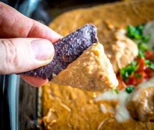Serve up this Chipotle and Cheese Bean Dip straight from the oven and you'll make some friends for life! Don't forget to add some salsa or roasted tomatoes, it makes a huge difference. So good! mexicanplease.com