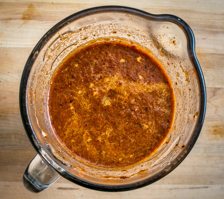 Ancho and New Mexican dried chilis create a delicious Colorado Sauce that's served up taco style with chipotle infused refried beans and grilled chicken. So good! mexicanplease.com