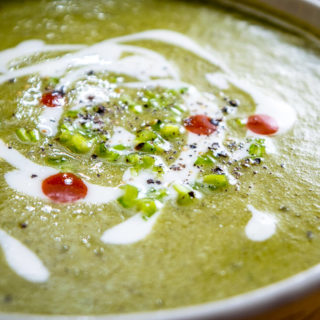 The key to this Roasted Poblano Soup is getting creative with the garnish. Crema, cilantro stems, and a dash of acidity will turn it into something otherworldly. So good! mexicanplease.com