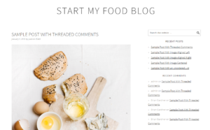 how to start a food blog foodie pro theme