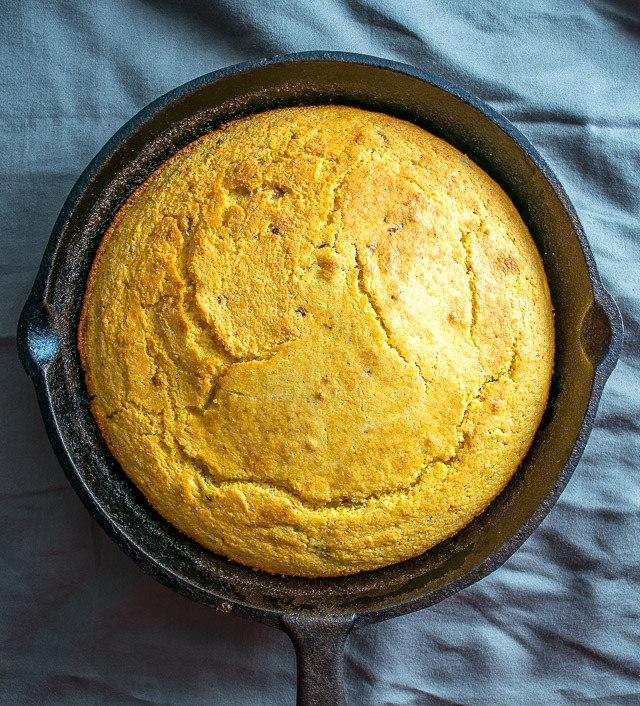 Chipotles give this skillet cornbread the perfect hint of spice and when served fresh out of the oven with a pad of butter you'll be in heaven! mexicanplease.com