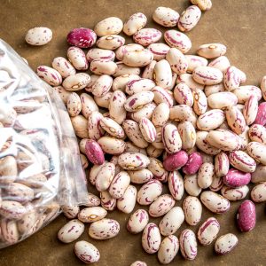 You can think of these Cranberry Beans as Pinto Beans Lite. They have a similar flavor to pintos but are creamier and slightly less 'beany'. A great option for refried beans. mexicanplease.com