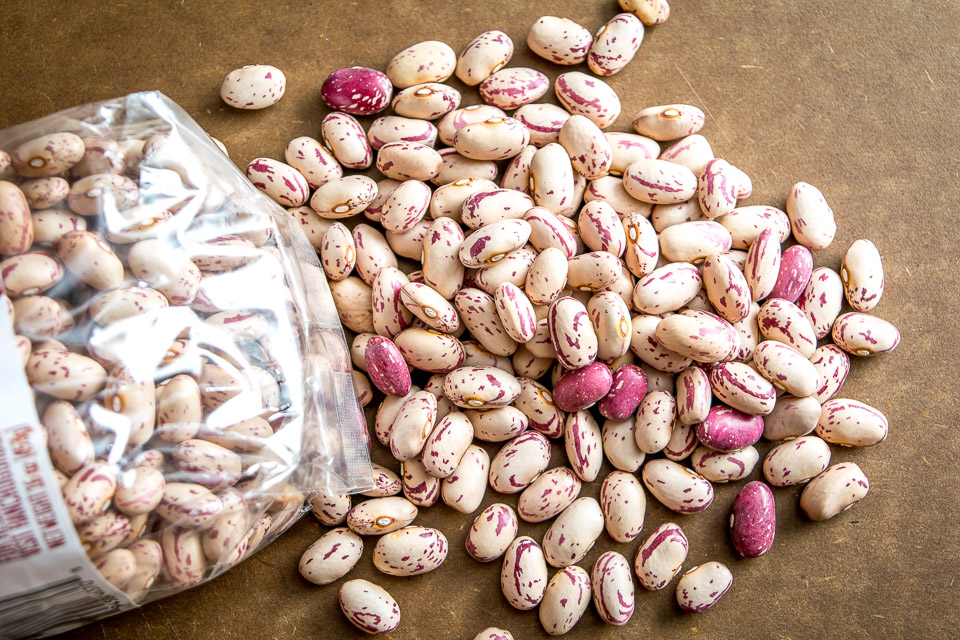 You can think of these Cranberry Beans as Pinto Beans Lite. They have a similar flavor to pintos but are creamier and slightly less 'beany'. A great option for refried beans. mexicanplease.com