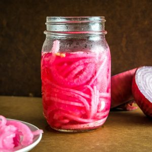 Here's an easy recipe for a quick batch of delightful pickled onions. You can use these on sandwiches, tacos, tostadas, or anything that needs a final dash of zip to liven it up. So good! mexicanplease.com