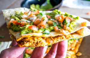 Designed to be fast and effortless, these Chicken Guacamole Quesadillas will have you coming back for more. Don't forget the freshly chopped Pico de Gallo. So good! mexicanplease.com