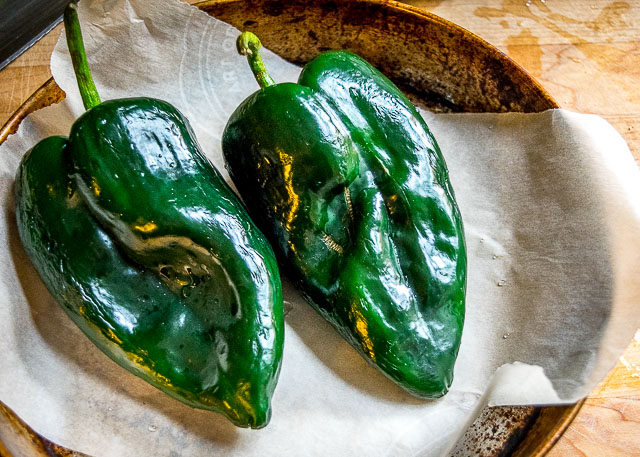 Roasted poblano peppers are the key to this authentic Mexican rice. I've also been adding a handful of spinach to it lately. So good! mexicanplease.com