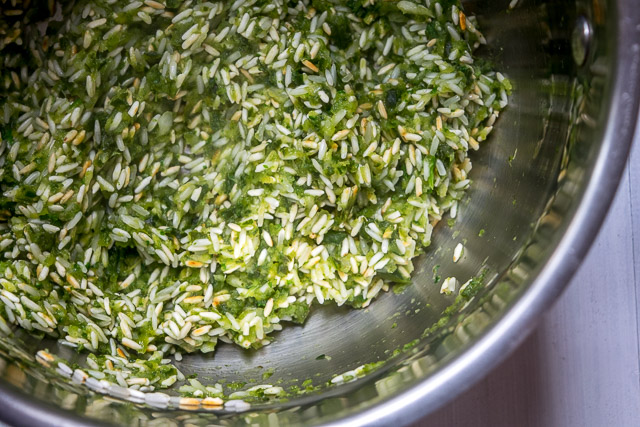 Roasted poblano peppers are the key to this authentic Mexican rice. I've also been adding a handful of spinach to it lately. So good! mexicanplease.com