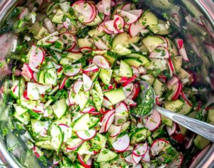 This Cucumber Radish Salsa is a great example of how easy it can be to build salsas that don't rely on tomatoes or tomatillos. A light, vibrant salsa that works great on tacos, tostadas, and even pita bread. mexicanplease.com