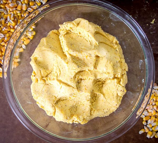 Homemade Masa Dough Using Yellow Field Corn Mexican Please