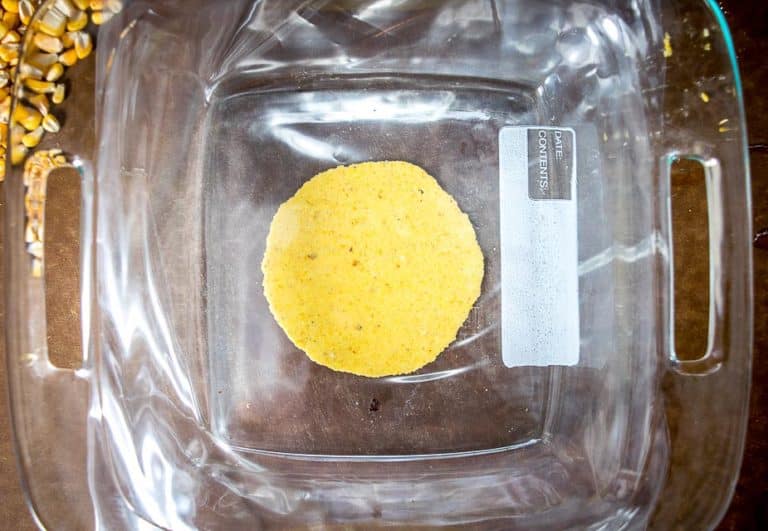 Homemade Masa Dough Using Yellow Field Corn Mexican Please