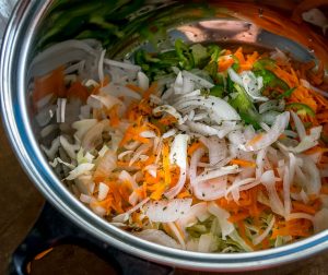 Curtido is a lightly fermented cabbage slaw common in Central America. Using a jalapeno gives it some real zip but you can always dial back on it if you want. mexicanplease.com