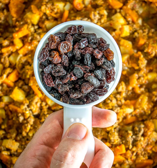 raisins for mexican picadillo