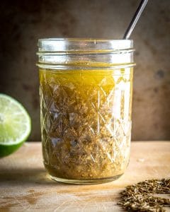 This is a super easy salad dressing to make at home. You'll definitely get an upgrade if you toast the cumin seeds first. We also added some jalapeno for a whisper of heat. So good! mexicanplease.com