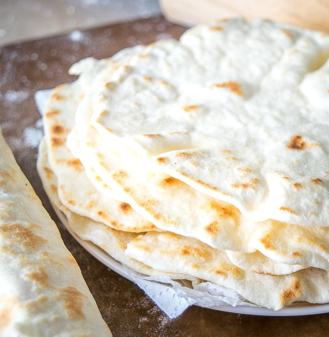 Flour tortillas are so easy to make at home! You probably already have these ingredients on hand as this version uses olive oil instead of lard. So good! mexicanplease.com