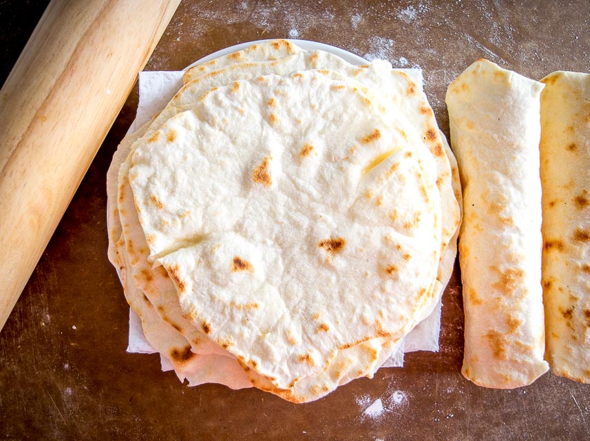 Flour tortillas are so easy to make at home! You probably already have these ingredients on hand as this version uses olive oil instead of lard. So good! mexicanplease.com
