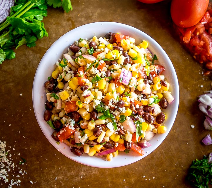 This wildly versatile Black Bean and Corn Salsa will have you dreaming up all sorts of ways to use it: tacos, salads, even wraps! I think it tastes best when the lime flavor is at the forefront so feel free to add another squeeze! mexicanplease.com