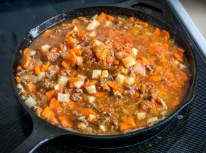 Here's a great way to serve up a batch of Mexican Picadillo. The flaky pastry is a perfect match for the hearty beef and potatoes. So good! mexicanplease.com