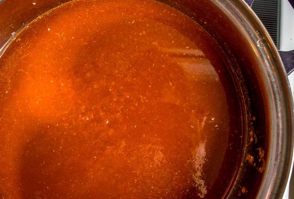 This is a great recipe for a huge batch of delicious enchilada sauce. It will freeze quite well so feel free to throw a few portions in the freezer. Yum! mexicanplease.com