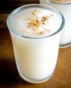 Horchata is one of Mexico's most common agua frescas: an easy-to-make rice flavored drink that offers up all sorts of great combos. Lately I've been adding coconut milk to it -- yum! mexicanplease.com