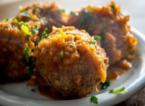 Here's a great recipe for Albondigas -- Mexican Meatballs simmered in a delicious tomato sauce. Fresh mint inside the meatballs really livens them up! mexicanplease.com