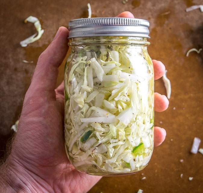 It's tough to beat fried fish drenched in a chipotle crema sauce. These Baja Fish Tacos are also served up with a batch of pickled cabbage -- too good! mexicanplease.com 