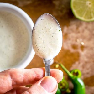 Here's an easy recipe for a zippy version of Lime Crema. If you use yogurt as the base it's worth adding in a bit of fat (mayo or cream) as it will vastly improve the flavor. So good! mexicanplease.com