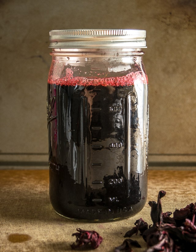 Agua de Jamaica is one of Mexico's most popular agua frescas. This version uses less sugar but feel free to sweeten it up if you want to. So good! mexicanplease.com