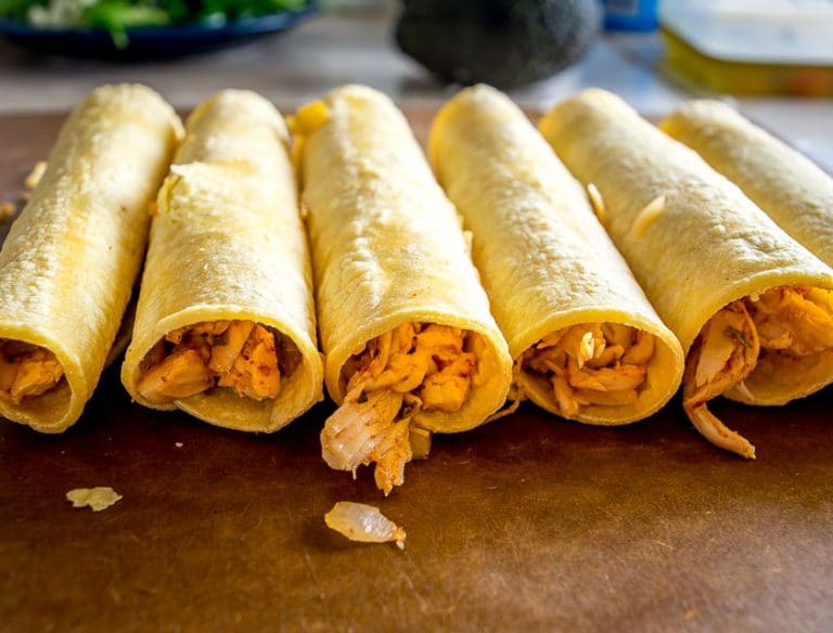 Chicken Flautas Mexican Please