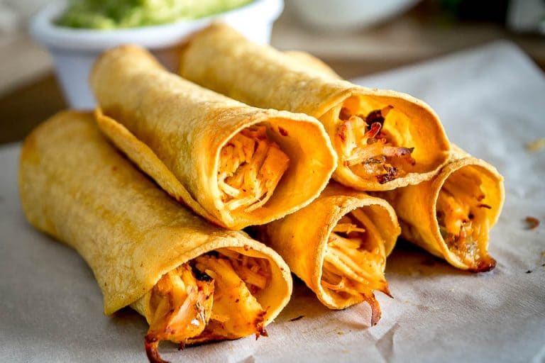 Chicken Flautas Mexican Please