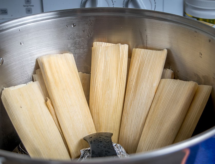 Here's an easy tamales recipe to keep in mind for weeknight dinners. Using leftovers for the tamale filling really simplifies the process -- we're using leftover bean dip in this batch! mexicanplease.com