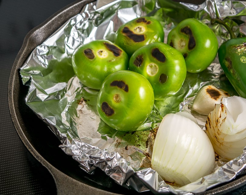 Here are four different ways to make Salsa Verde -- I typically use the oven to roast the tomatillos but the broiler comes in a strong second. mexicanplease.com