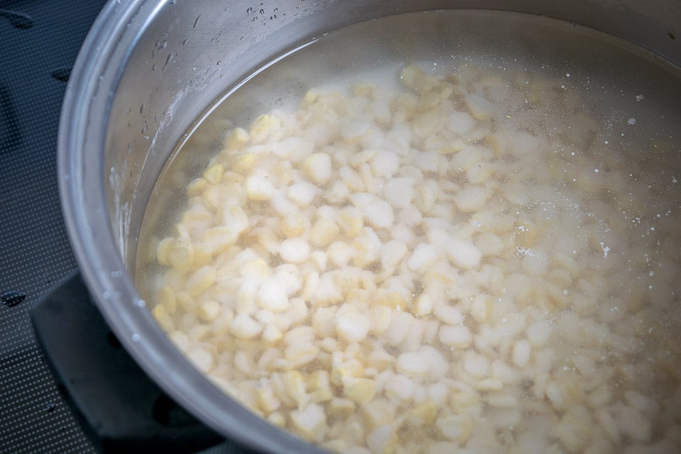 Here's the recipe for a recent batch of homemade corn tortillas I made using some White Olotillo Corn. I used a food processor to grind the corn down and added in some Masa Harina to get the right consistency. mexicanplease.com