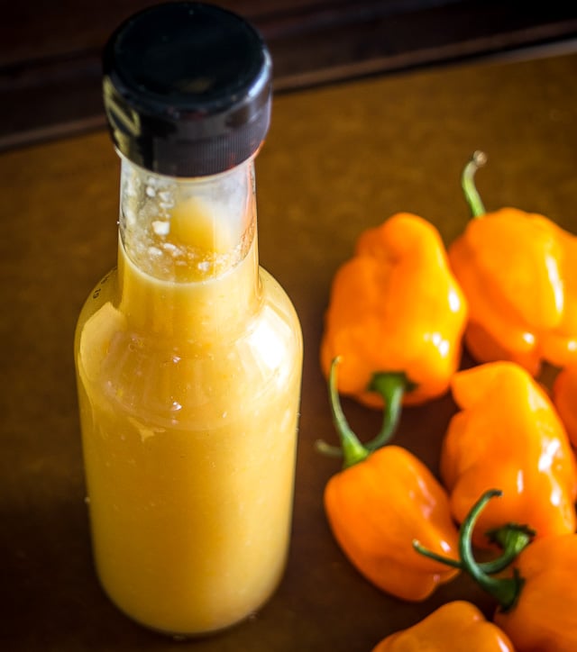Consider yourself warned! This is a massively fiery Habanero Hot Sauce! All you need is a drop or two to amp up your favorite dish, with a special nod to Fish Tacos. Yum! mexicanplease.com