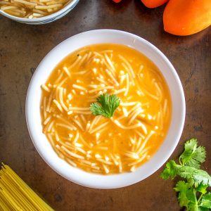 Sopa de Fideo (Mexican Noodle Soup) | Mexican Please