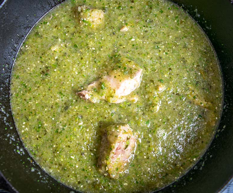 This is a great recipe for a comforting batch of Chili Verde. I use the leftovers to make some killer burritos and quesadillas. So good! mexicanplease.com