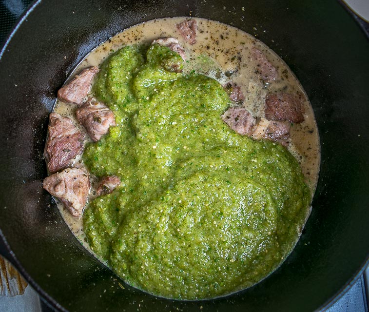 This is a great recipe for a comforting batch of Chili Verde. I use the leftovers to make some killer burritos and quesadillas. So good! mexicanplease.com