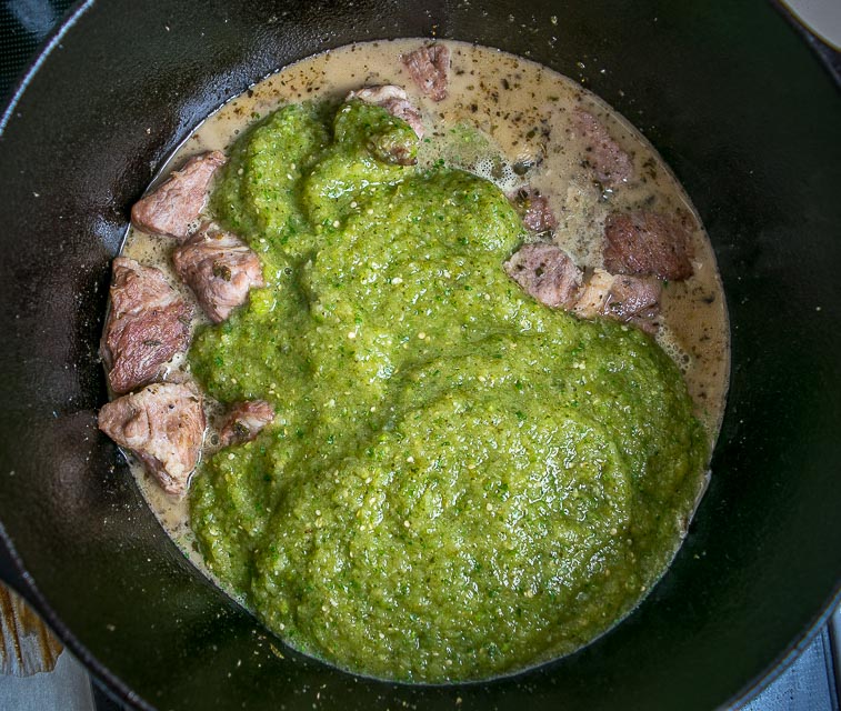 This is a great recipe for a comforting batch of Chili Verde. I use the leftovers to make some killer burritos and quesadillas. So good! mexicanplease.com